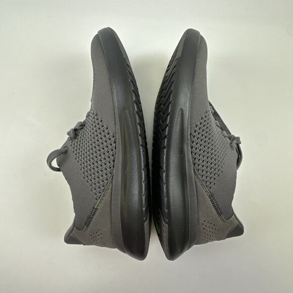 Kizik Lima Knit Sneaker Graphite Gray Lace Up Hands Free Comfort Womens 8.5 Wide - Picture 10 of 12